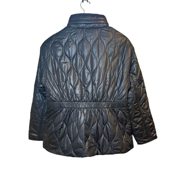 Kate Spade Black Quilted Belted Short Jacket - Picture 5 of 11